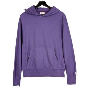 Champion x Todd Snyder Mens Pullover Hoodie Terry Purple - Size S